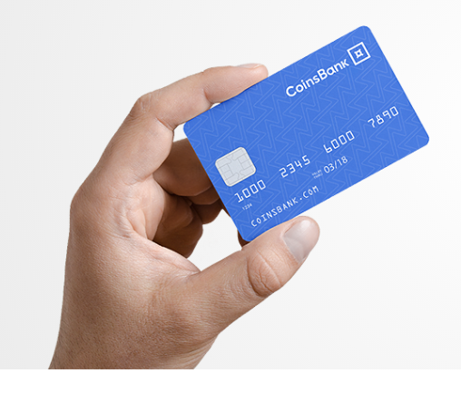 CoinsBank bitcoin debit card