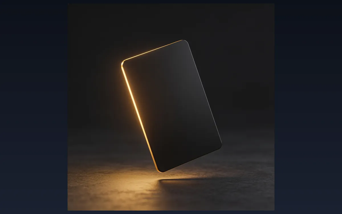 Binance Card - illustration (AI-generated, not the official card design)