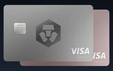 Crypto.com Visa Signature Credit Card - Icy/Rose