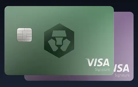 Crypto.com Visa Signature Credit Card - Jade/Indigo
