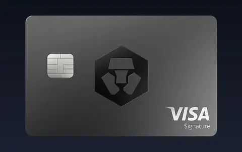 Crypto.com Visa Signature Credit Card - Obsidian