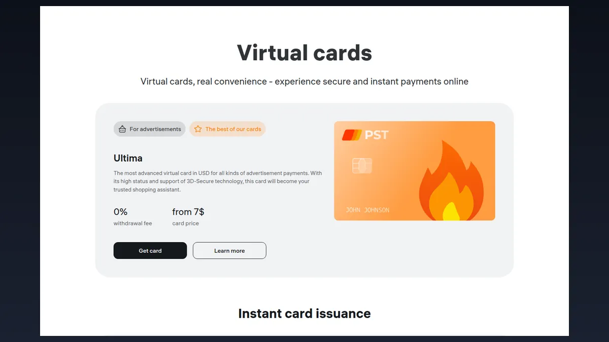 PST.NET card