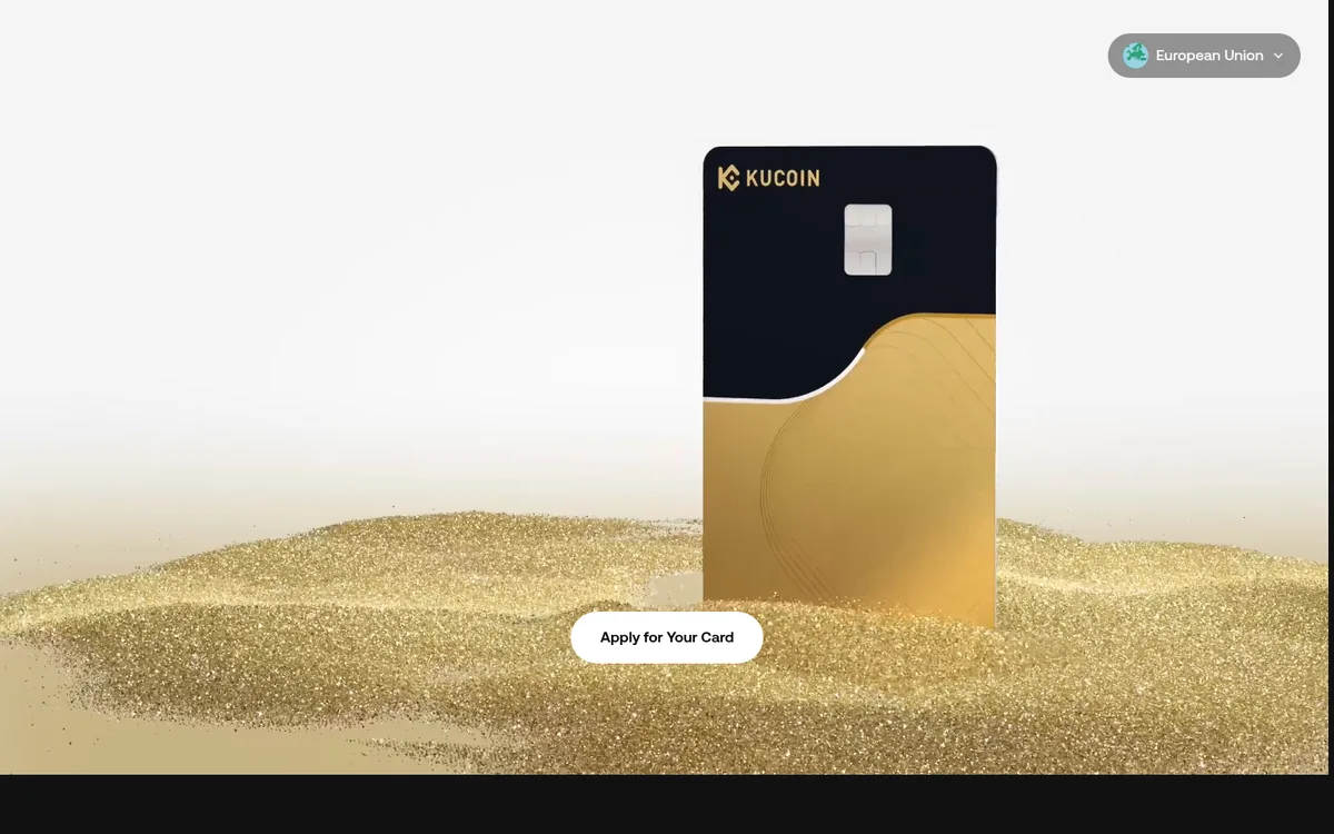 Screenshot: KuCard card page